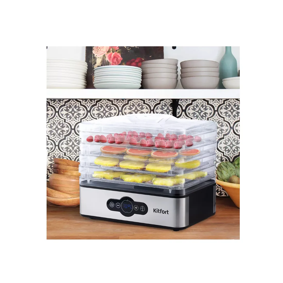 Сушилка для овощей и фруктов Kitfort КТ-1914 — изображение 2
