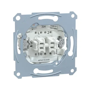 Переключатель мех-м MERTEN MTN3115-0000 D-Life 2 клавишный