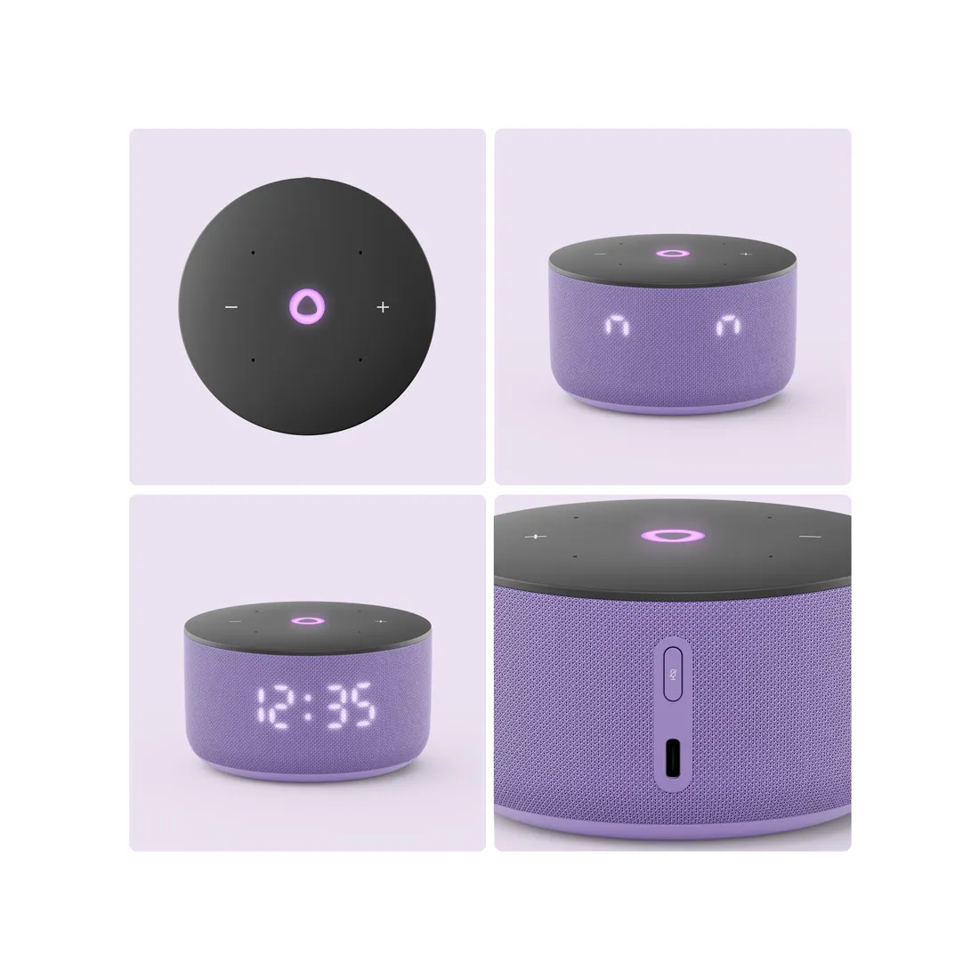 Умная колонка Яндекс Станция Мини 3 Лиловый — изображение 2