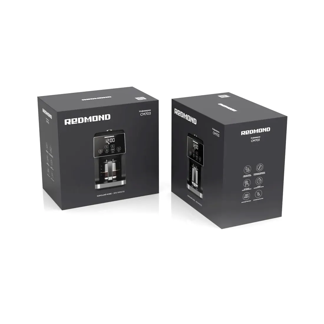 Кофеварка капельная Redmond CM703 Черный — изображение 3