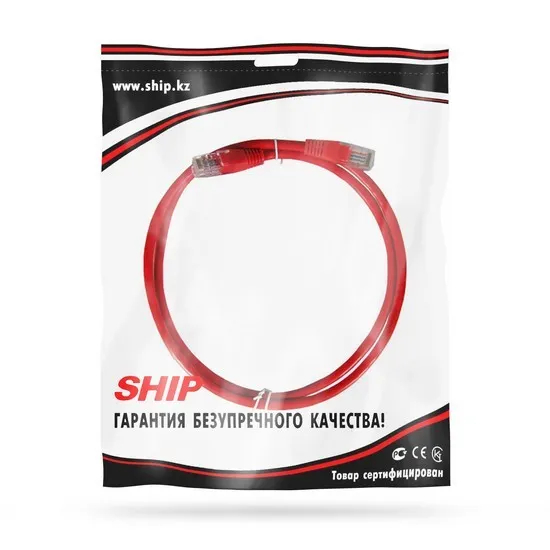 Патч Корд SHIP Cat.5e UTP LSZH RJ-45 1 м S3025RD0100-P — изображение 2