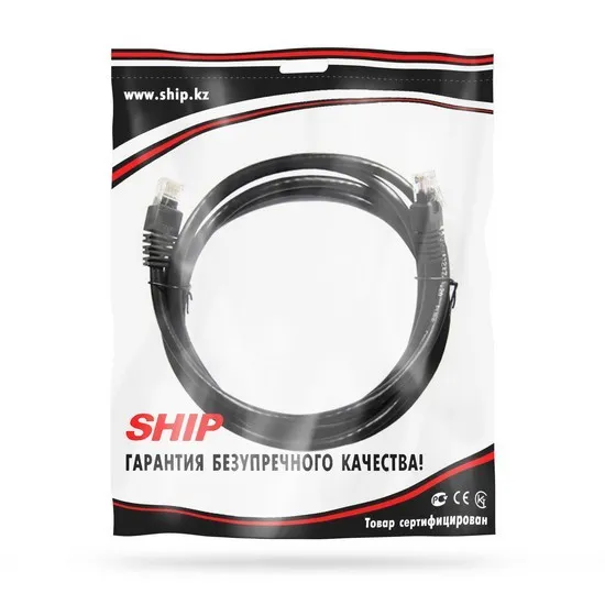Патч Корд SHIP Cat.6 UTP LSZH RJ-45 3 м S6025BK0300-P — изображение 2