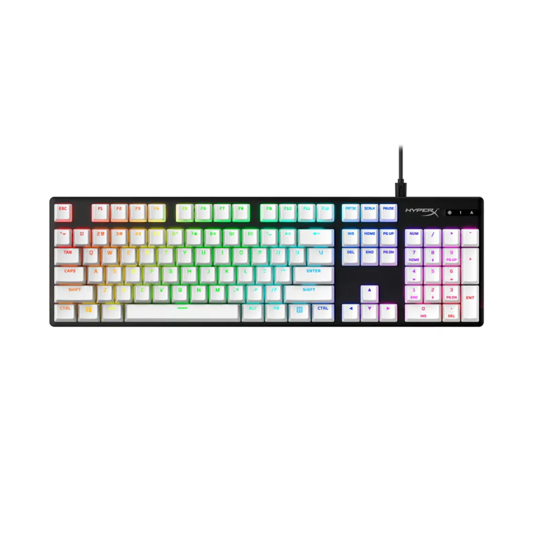 Набор кнопок на клавиатуру HyperX PBT Keycaps Full Key Set (White) 519T5AA#ACB — изображение 2