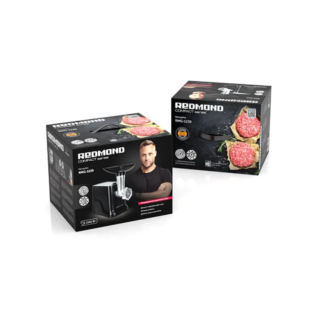 Мясорубка Redmond RMG-1239 Черный — изображение 3