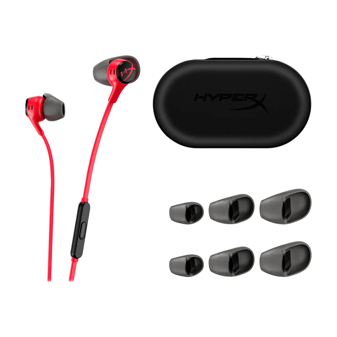 Наушники с микрофоном HyperX Cloud Earbuds II Red 705L8AA — изображение 3