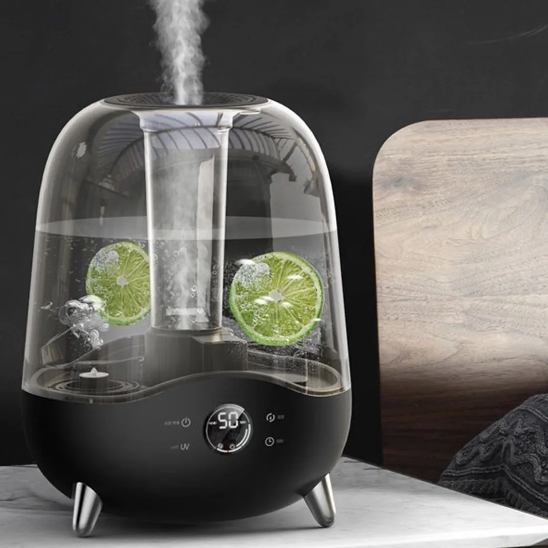 Увлажнитель воздуха Deerma DEM-F323W Черный — изображение 3