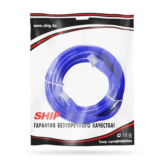 Патч Корд SHIP Cat.5e UTP LSZH RJ-45 10 м S3025BL1000-P — изображение 2