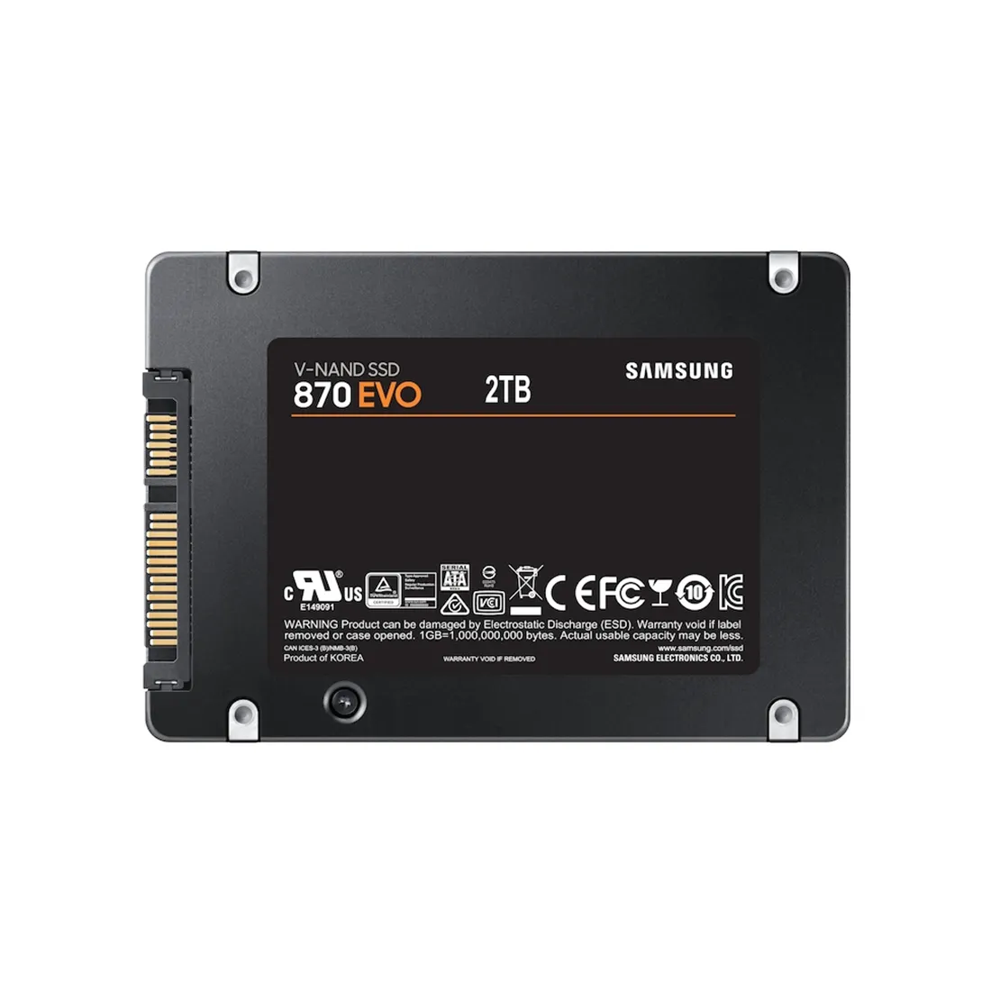 Твердотельный накопитель SSD Samsung 870 EVO 2000 ГБ SATA 2.5" — изображение 3