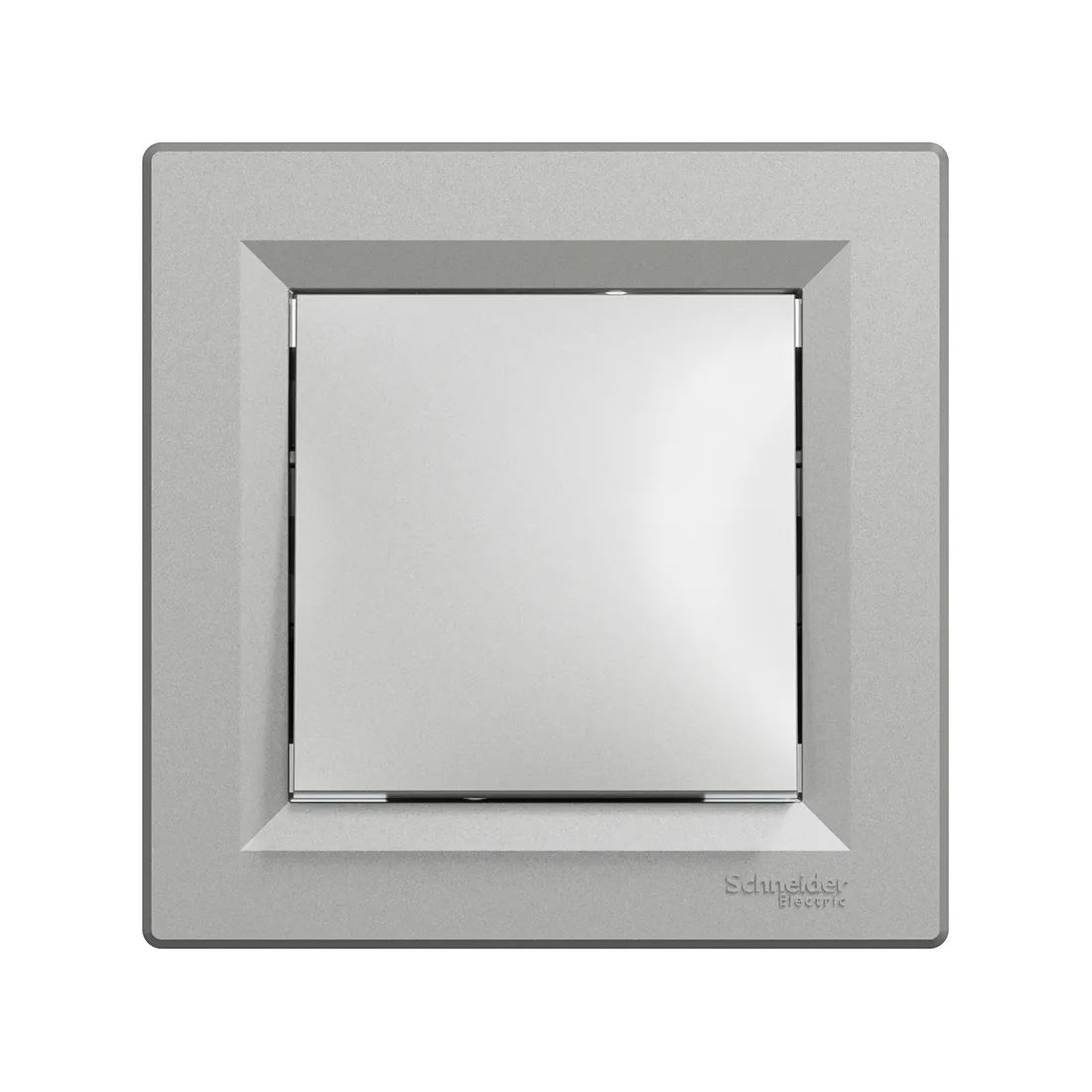 Выключатель одноклавишный SE EPH0100161 Asfora 10AX механизм быстрозажимной алюминий — изображение 2