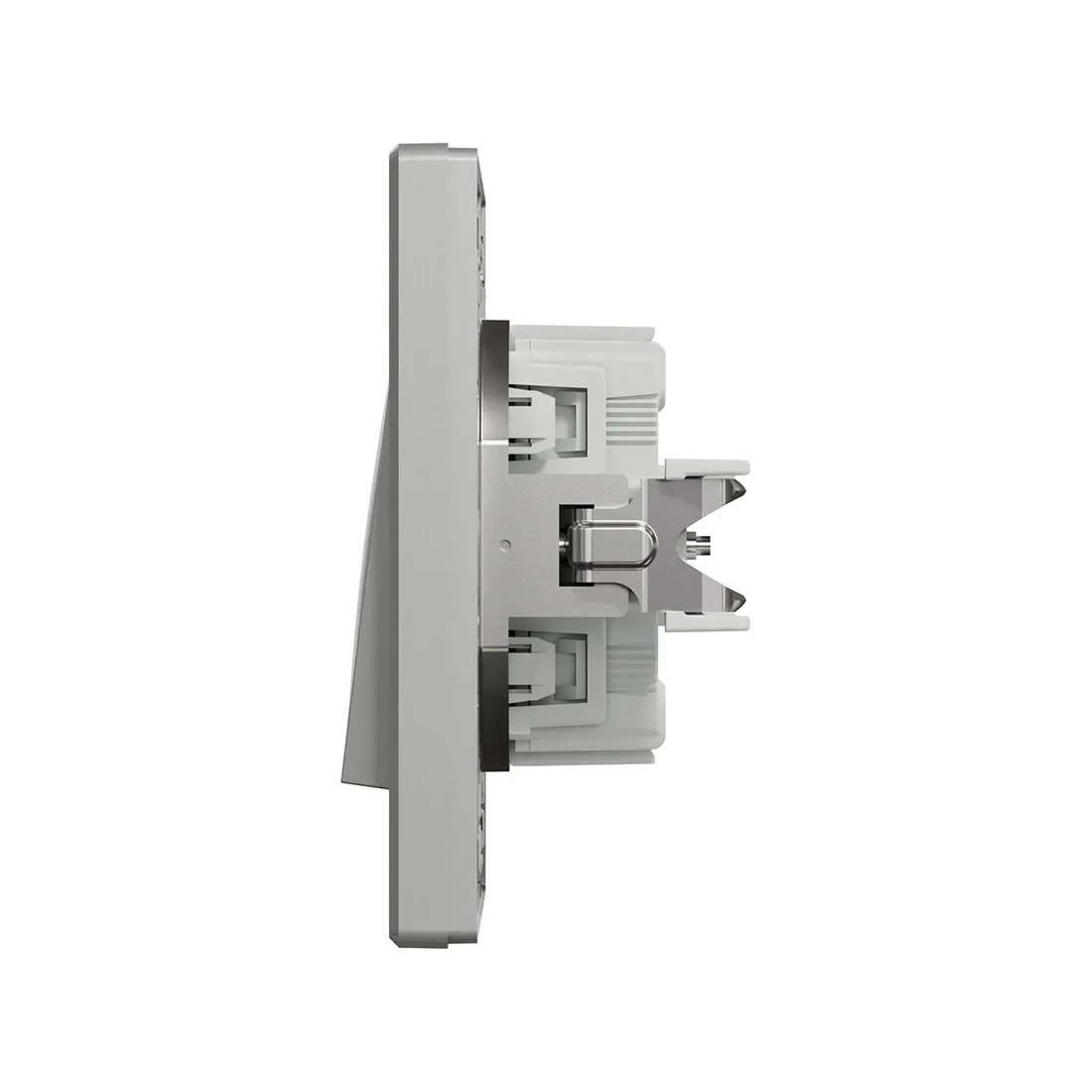 Выключатель одноклавишный SE EPH0100161 Asfora 10AX механизм быстрозажимной алюминий — изображение 3