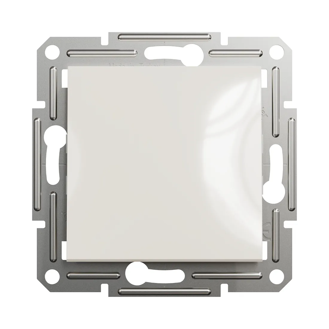 Выключатель одноклавишный SE EPH0570123 Asfora перекрестный механизм кремовый — изображение 2