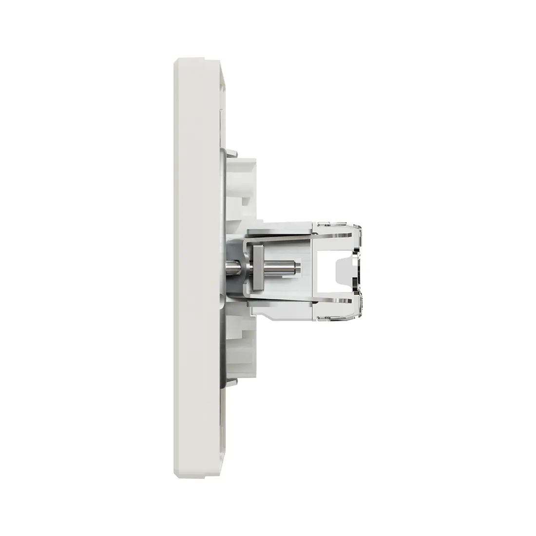 Розетка компьютерная SE EPH4300123 Asfora RJ45 кат. 5e в сборе кремовый — изображение 3