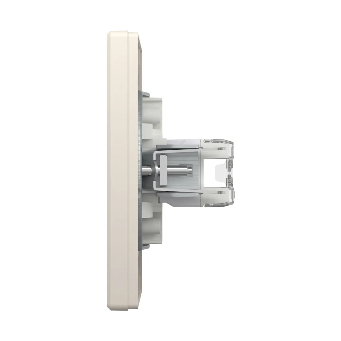 Розетка двойная компьютерная SE EPH4400123 Asfora RJ45 в сборе кремовый — изображение 3