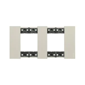 Рамка декоративная Bticino KA4802M2KM Living Now 2 поста песочный