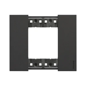 Рамка декоративная Bticino KA4802KG Living Now 2 поста черный