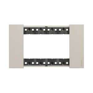 Рамка декоративная Bticino KA4804KМ Living Now 4 модуля песочный