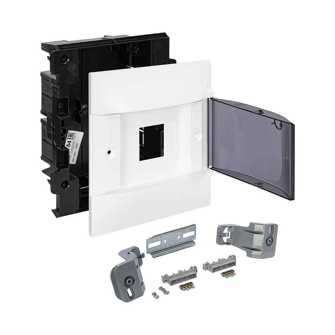 Щит встраиваемый Legrand Practibox S 1х4 IP40 Дымчатая дверь — изображение 3