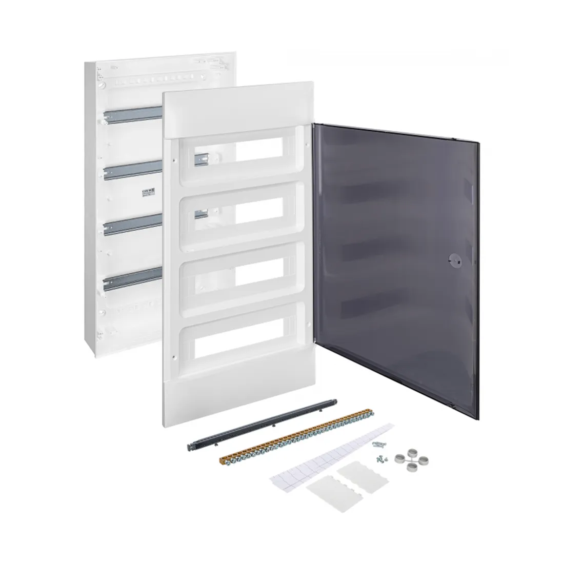 Щит навесной Legrand Practibox S 4х18 IP40 Дымчатая дверь — изображение 3