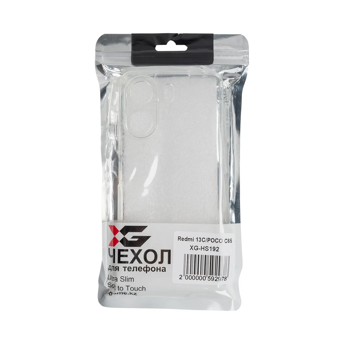 Чехол для телефона XG XG-HS192 для Redmi 13C/POCO C65 ТПУ Прозрачный — изображение 3