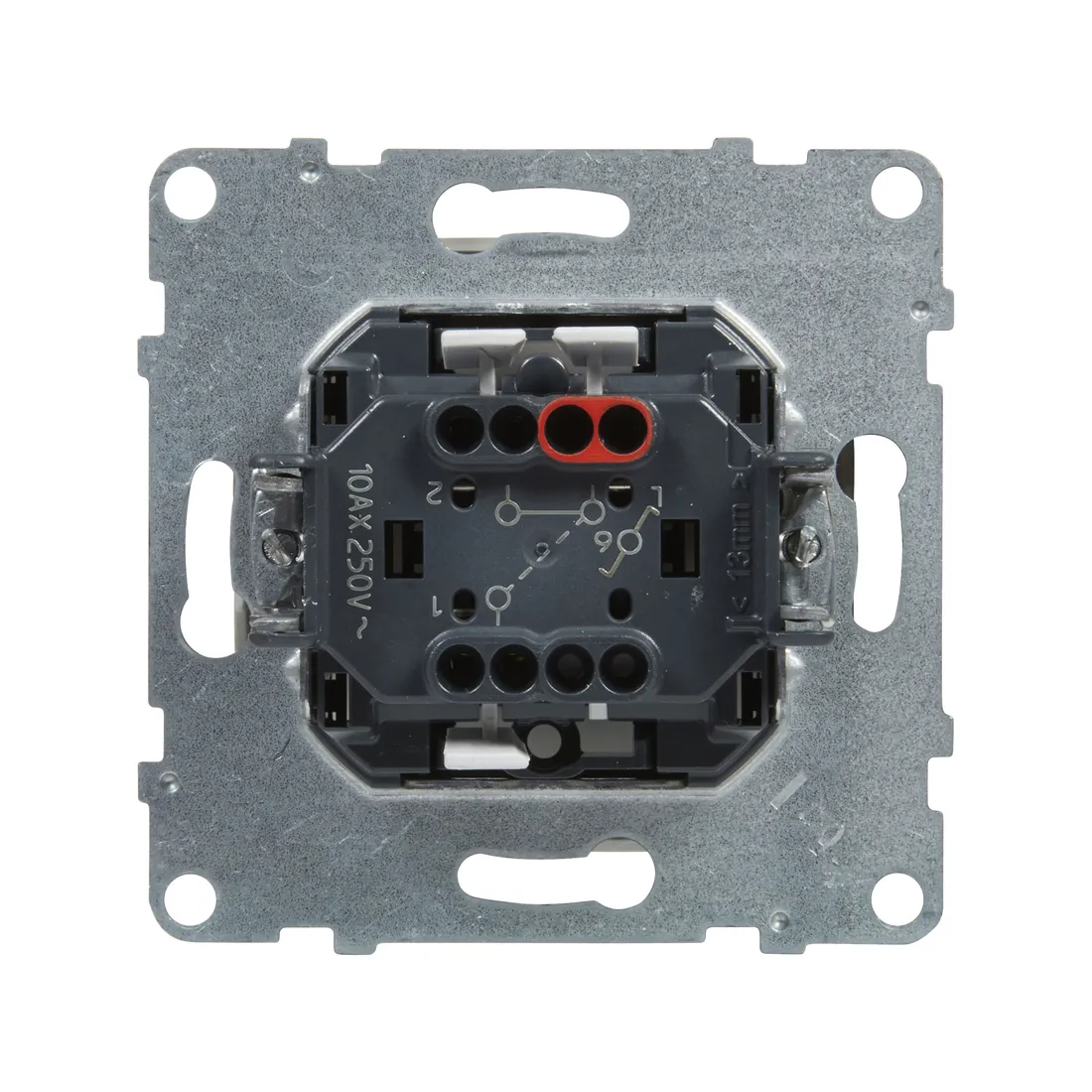 Переключатель Suno 10А 250В безвинт.зажим Белый — изображение 3