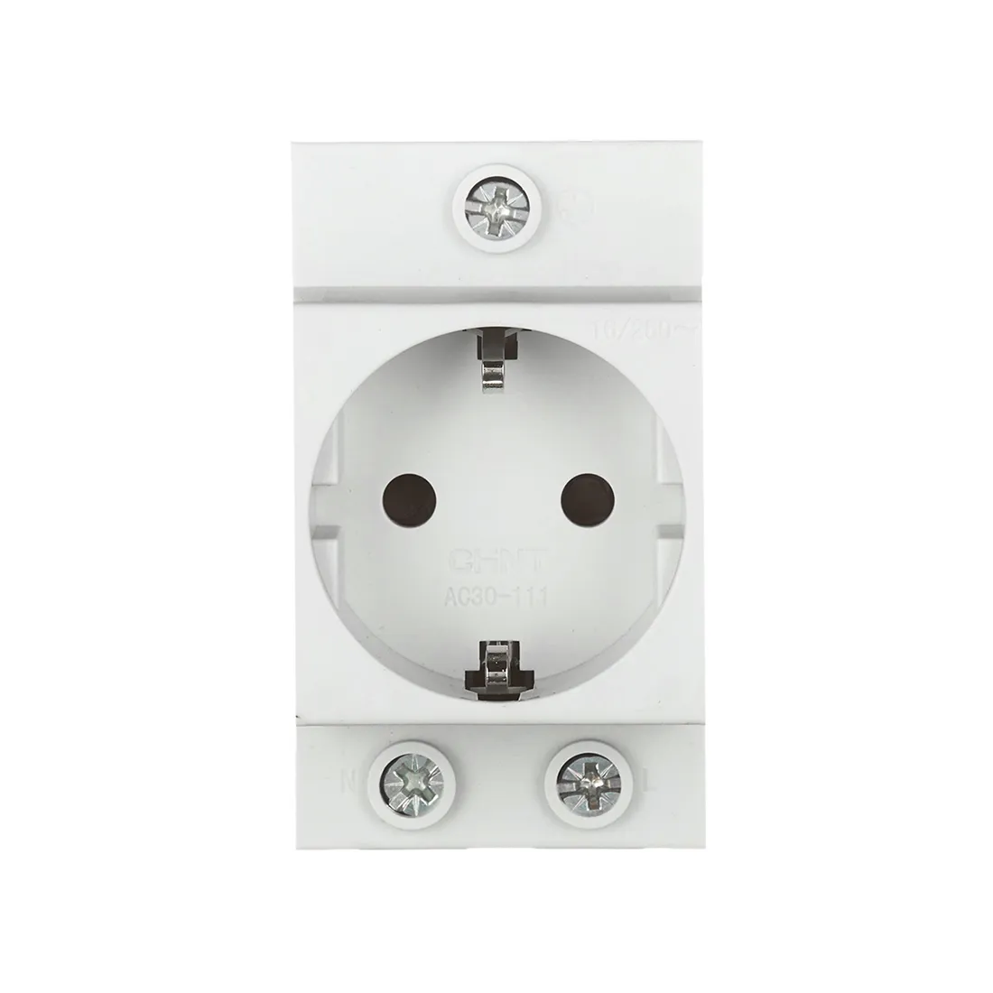 Розетка CHINT AC30-111 с ЗК на DIN-рейку — изображение 2