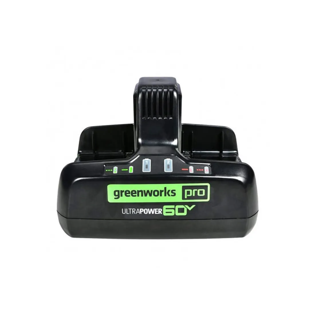 Быстрое зарядное устройство для двух аккумуляторов Greenworks 2954407 60V 10А — изображение 2