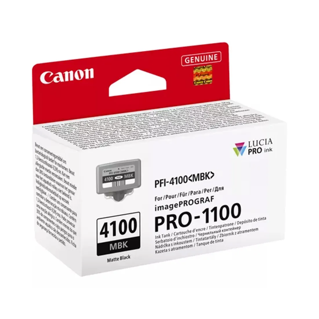 Чернильный картридж Canon PFI-4100 Matte Black — изображение 2