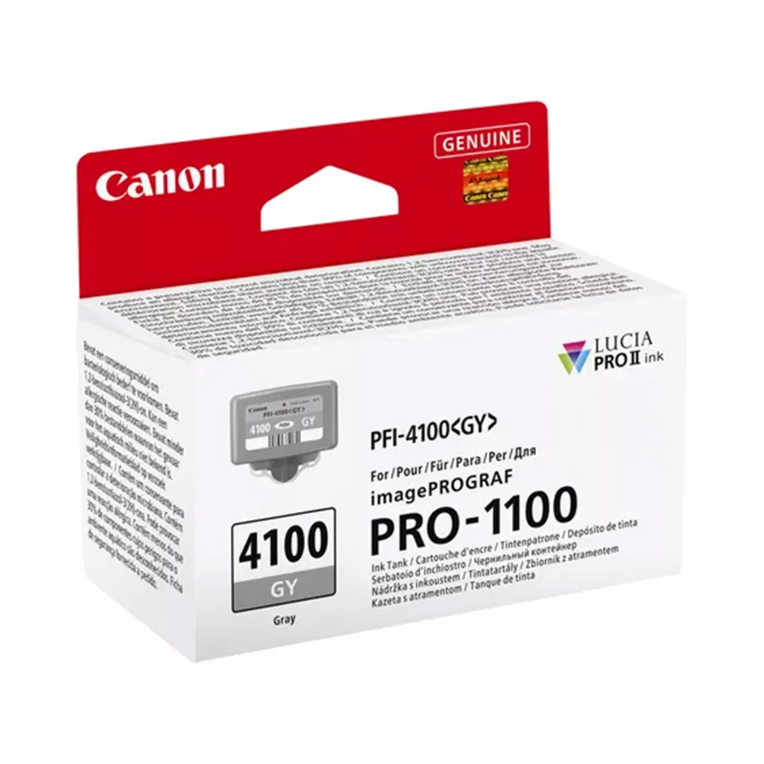 Чернильный картридж Canon PFI-4100 Grey — изображение 2