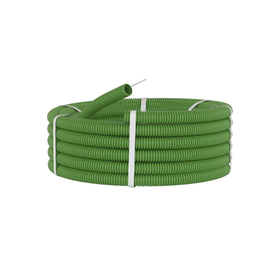 Труба ПВХ гибкая гофрированная DKC 91920G 20мм зеленый — изображение 2