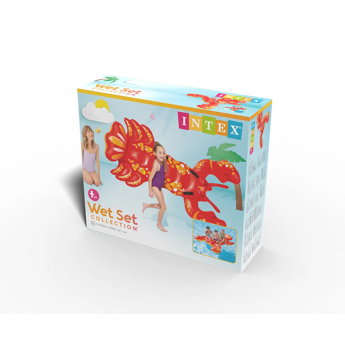 Надувная игрушка Intex 57528NP в форме Лобстера для плавания — изображение 3