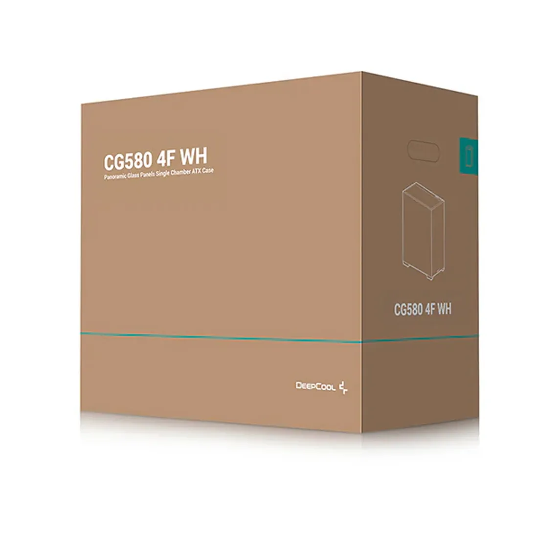 Компьютерный корпус Deepcool CG580 4F WH без Б/П — изображение 3
