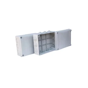 Коробка распаячная KSC 11-308 140х190х55 для открытого монтажа с резиновыми вводами IP55