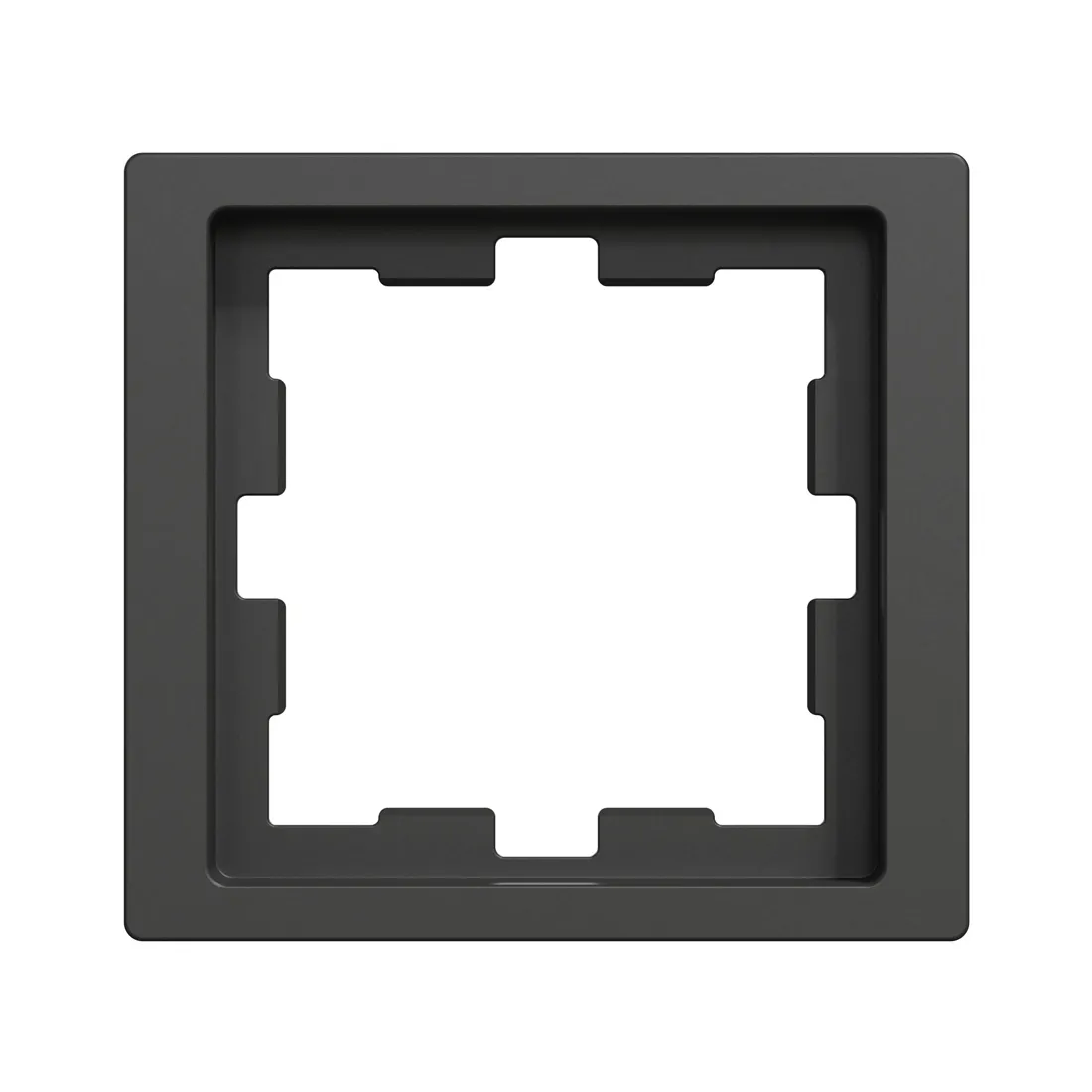 Рамка MERTEN MTN4010-6534 D-Life 1 постовая антрацит — изображение 2