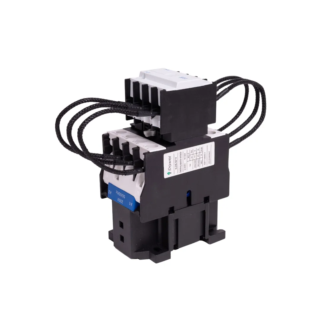 Контактор КРМ iPower CJ19-32A 15кВАр 1НО+1НЗ 230В