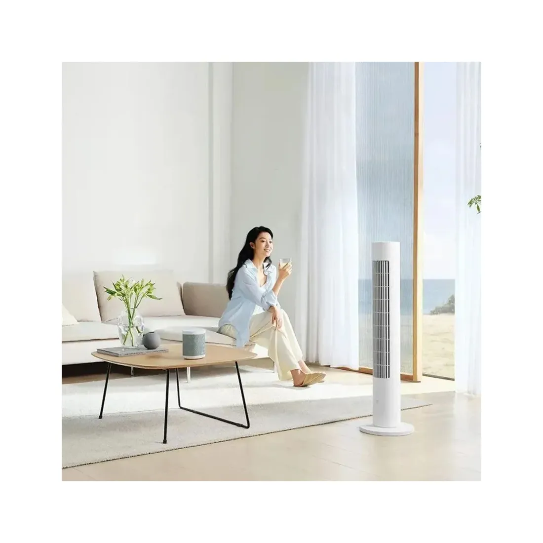 Вентилятор (смарт-градирня) Xiaomi Smart Tower Fan 2 Белый — изображение 3