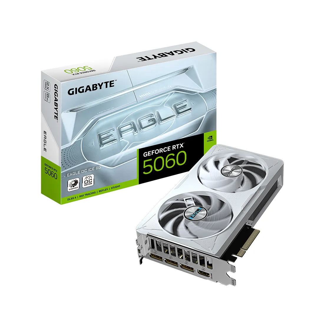Видеокарта Gigabyte (GV-N5060EAGLEOC ICE-8GD) RTX5060 EAGLE OC ICE 8G — изображение 3