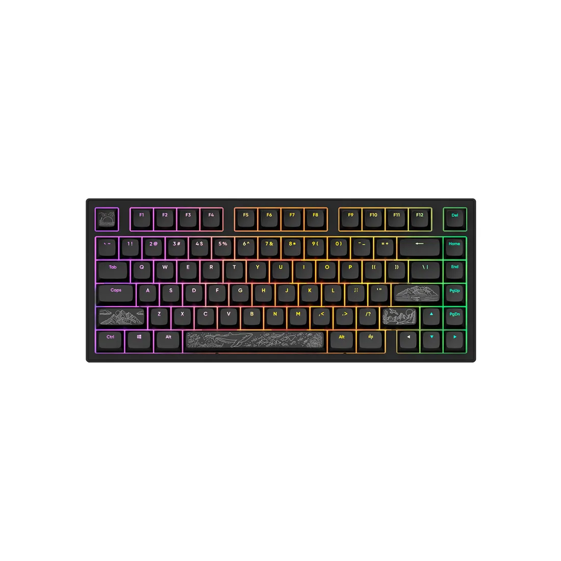 Клавиатура Dark Project ALU81A Terra Nostra Black