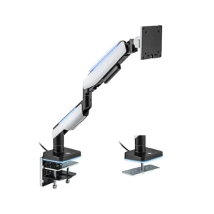 Настольный кронштейн с газлифтом XG MGG-1749 white для 1 монитора (17"-49") Белый