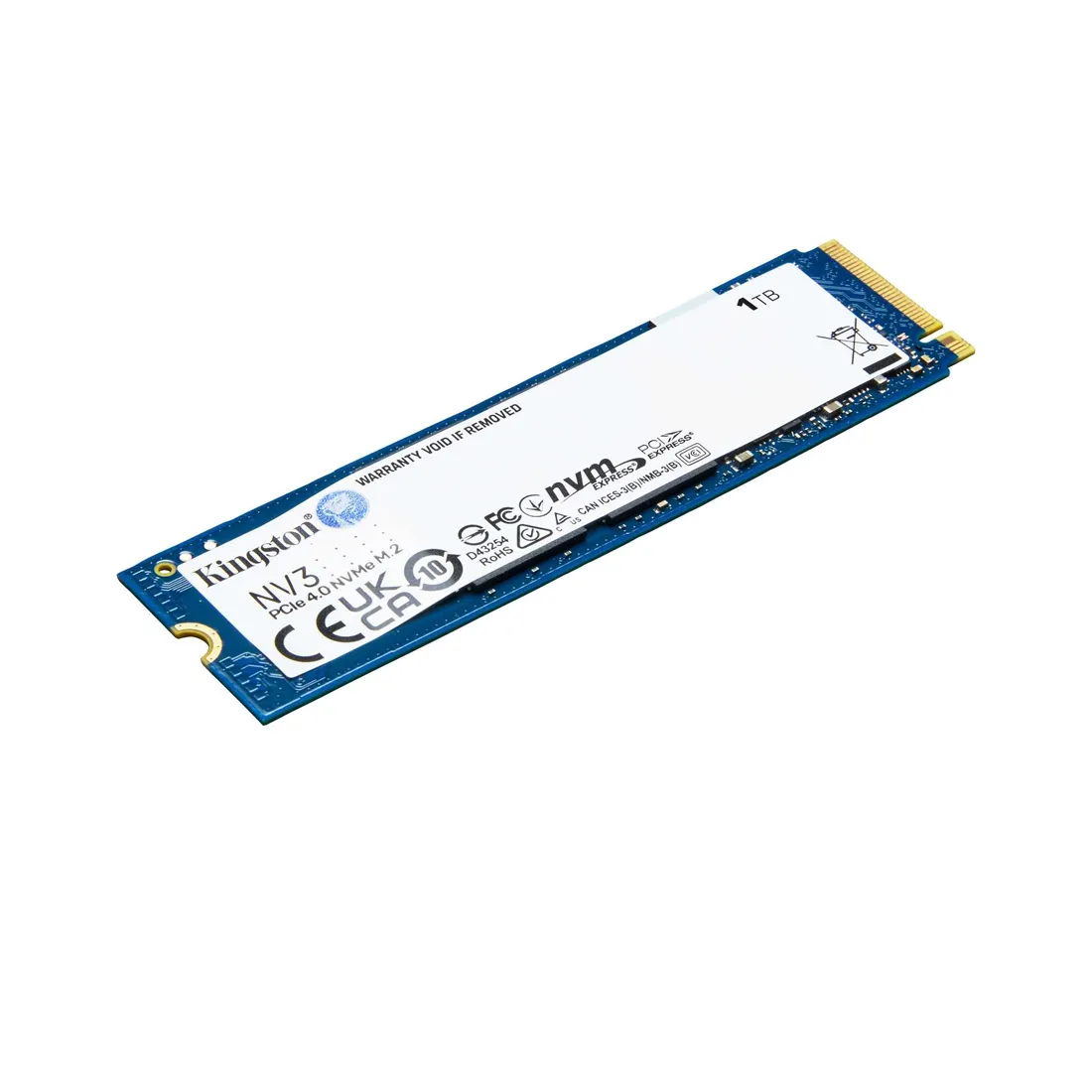 Твердотельный накопитель SSD Kingston NV3 SNV3S/1000G M.2 NVMe PCIe 4.0x4 — изображение 2