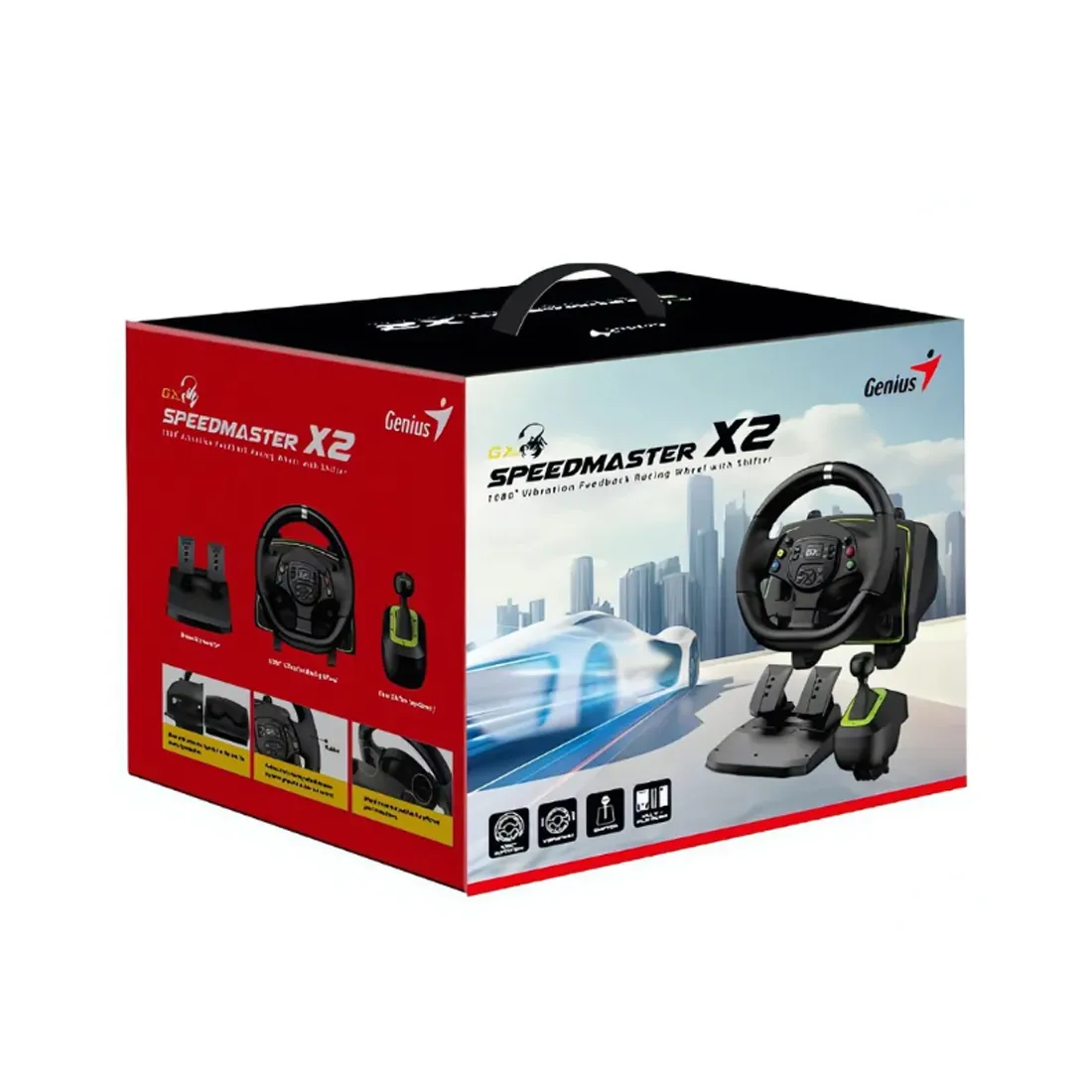 Игровой руль Genius Speed Master X2 Черный — изображение 2