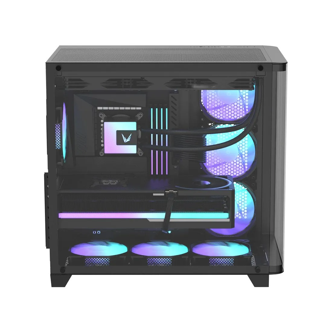 Компьютерный корпус Formula V Crystal U2 Floe Black без Б/П — изображение 3