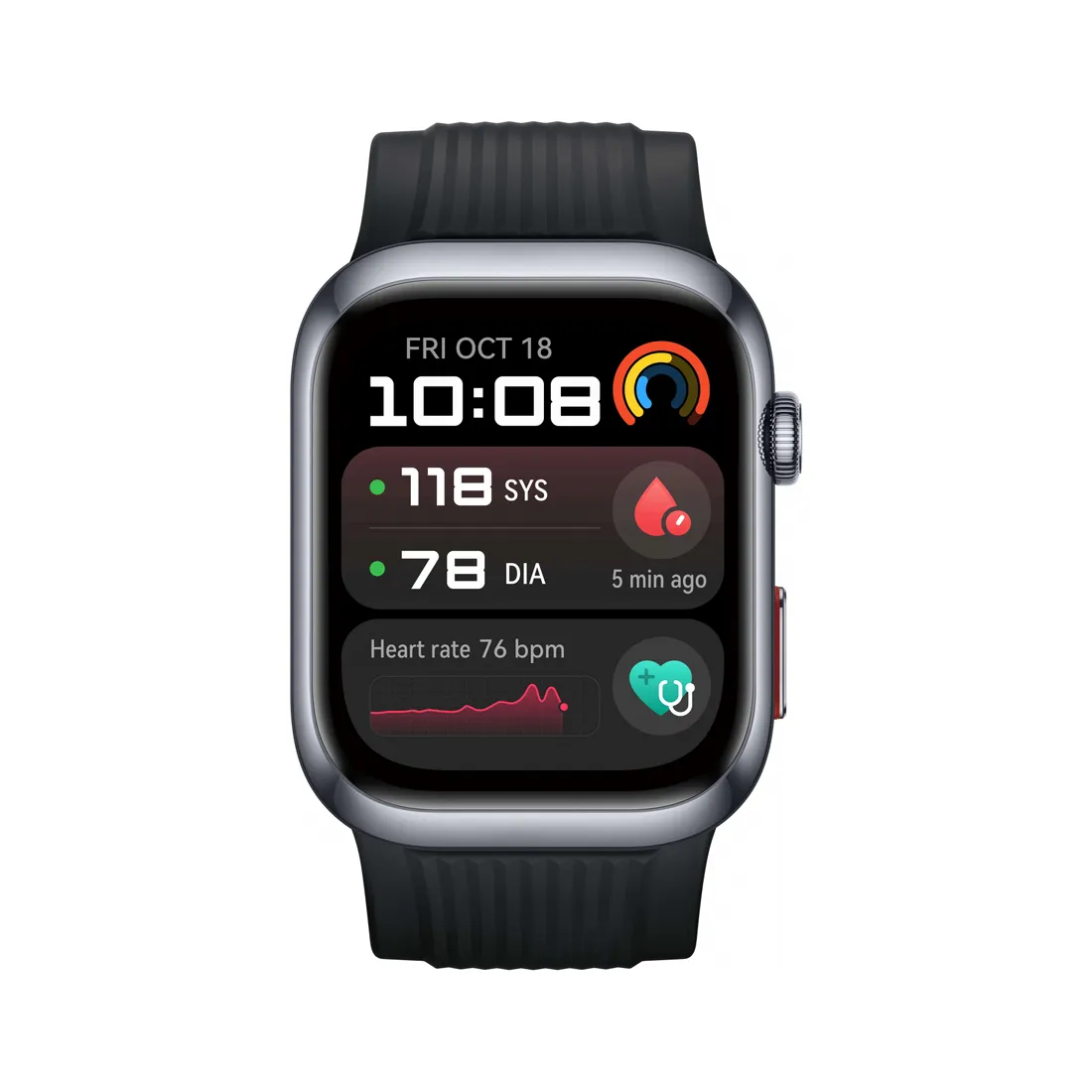 Смарт часы Huawei Watch D2 LCA-B10 Black Fluoroelastomer Strap — изображение 2