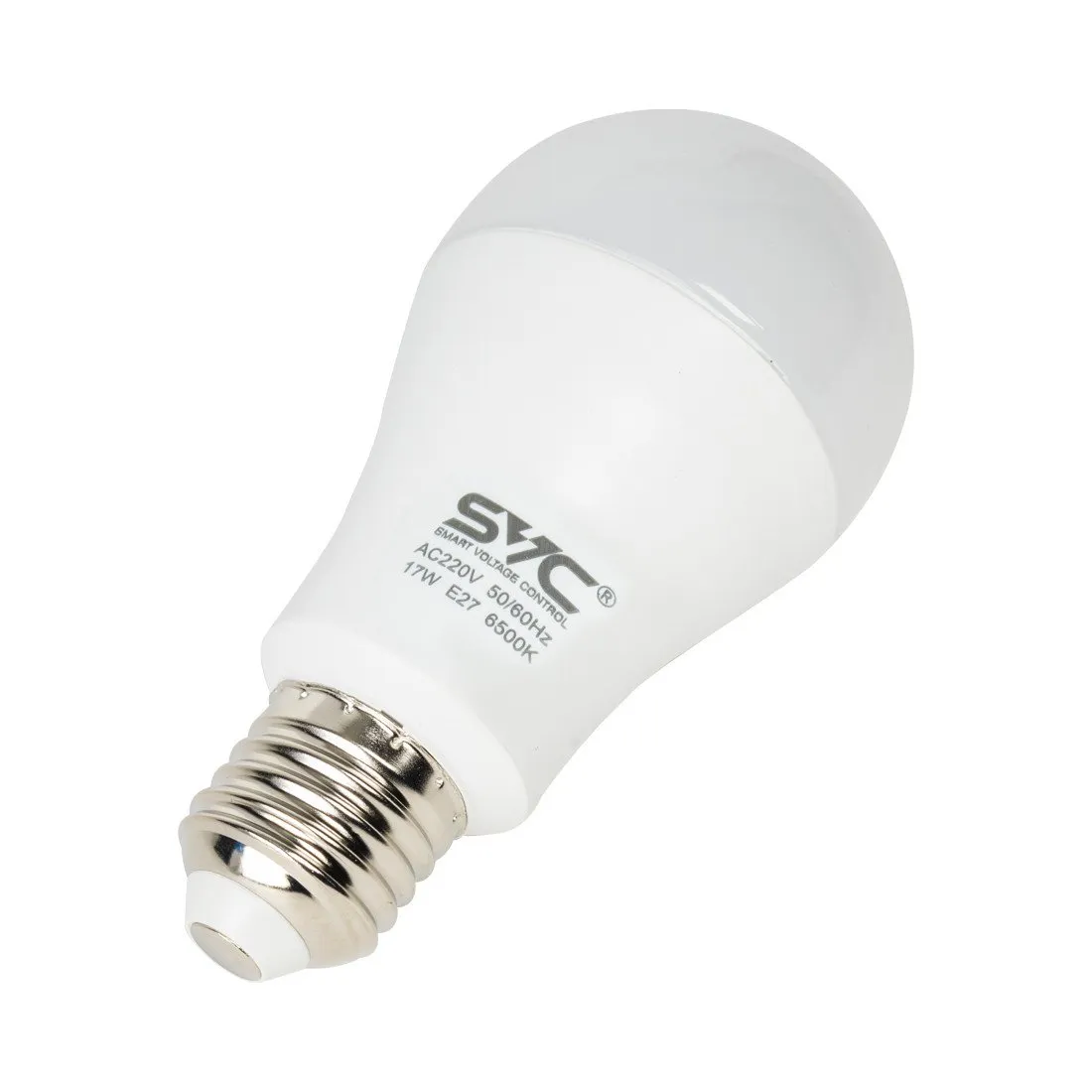 Лампа светодиодная SVC LED A60-17W-E27-6500K Холодный — изображение 2