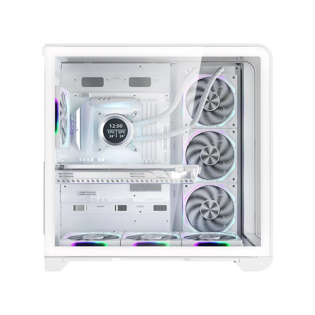 Компьютерный корпус 1STPLAYER RT7 WHITE без Б/П — изображение 3