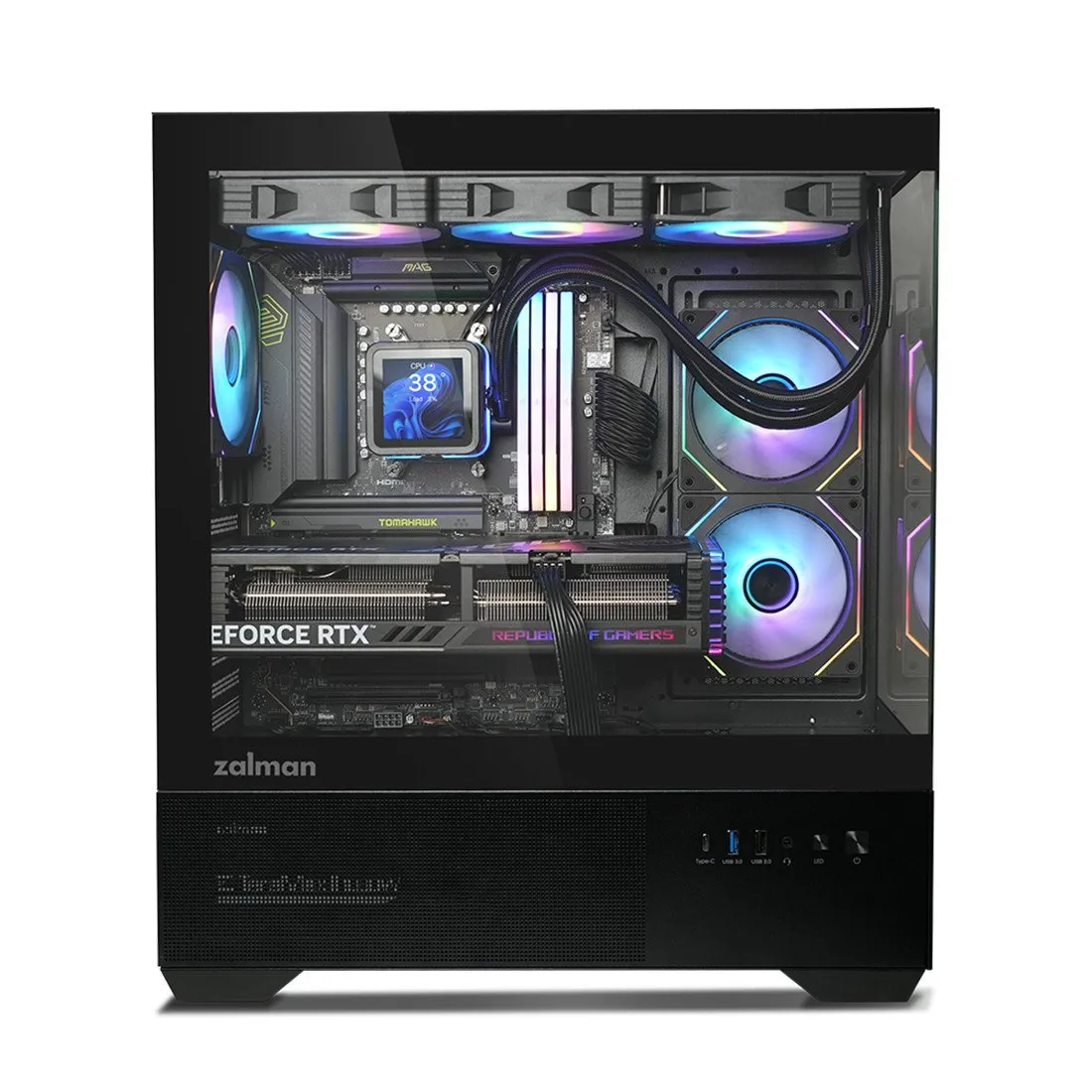 Компьютерный корпус Zalman CHRONIX V2 Black без Б/П — изображение 2