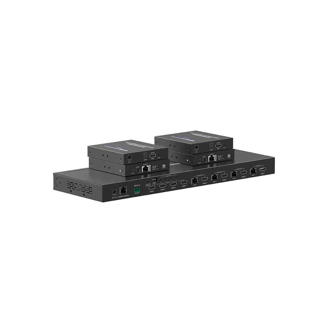 Матричный коммутатор-удлинитель Lenkeng LKV844 (4K 4x4) — изображение 3