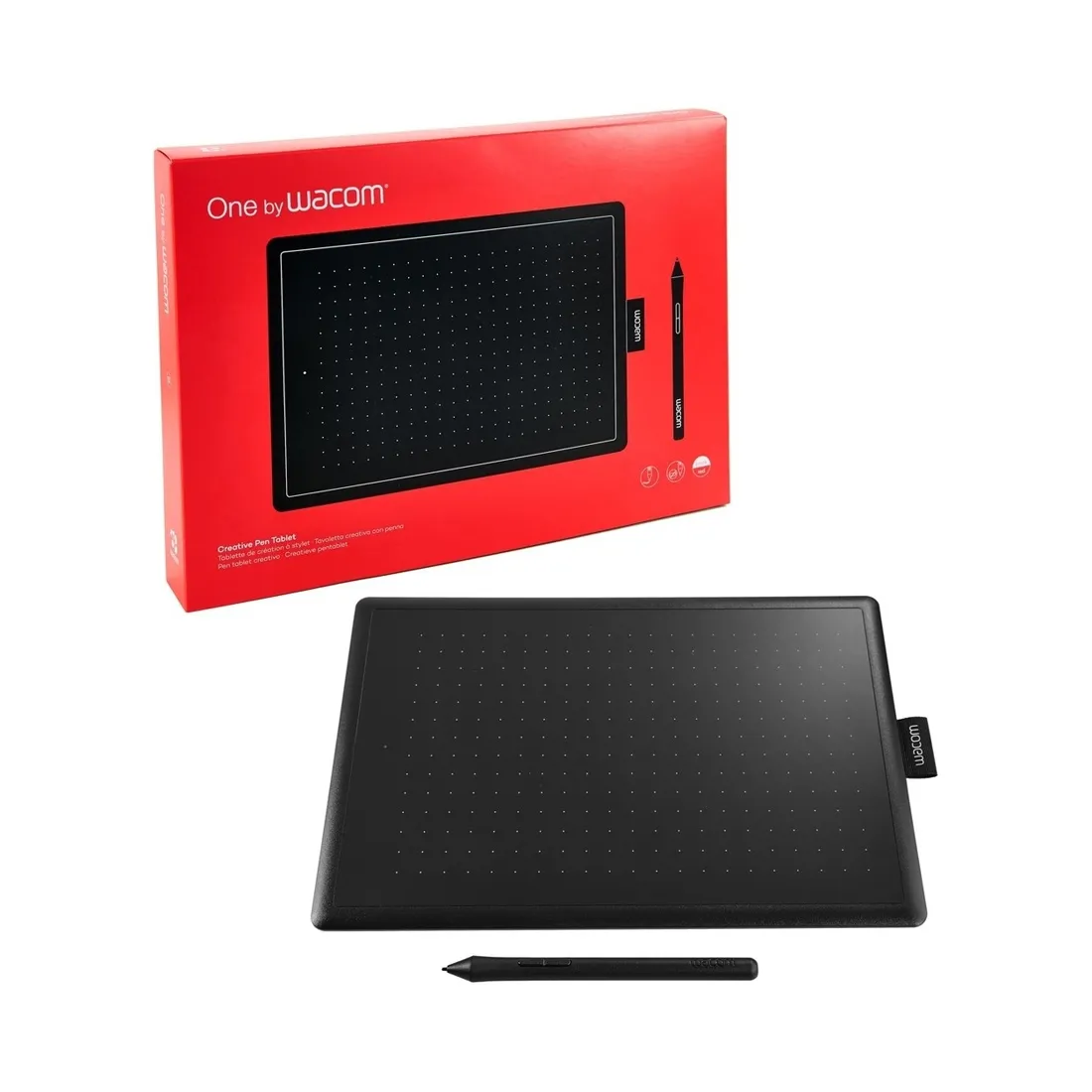 Графический планшет Wacom One Medium (CTL-672-S) Чёрный — изображение 3