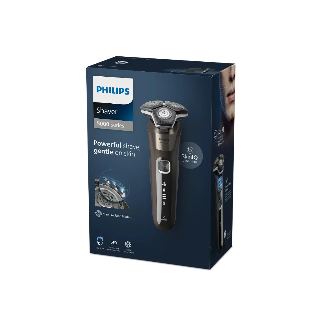 Электробритва Philips Серии 5000 S5886/30 для влажного и сухого бритья — изображение 3