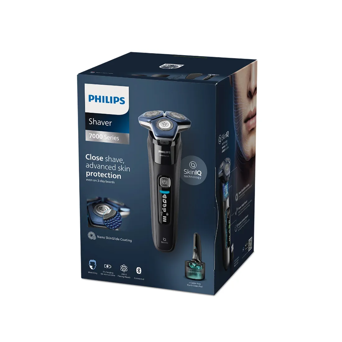 Электробритва Philips Серии 7000 S7886/55 для влажного и сухого бритья для чувствительной кожи — изображение 3