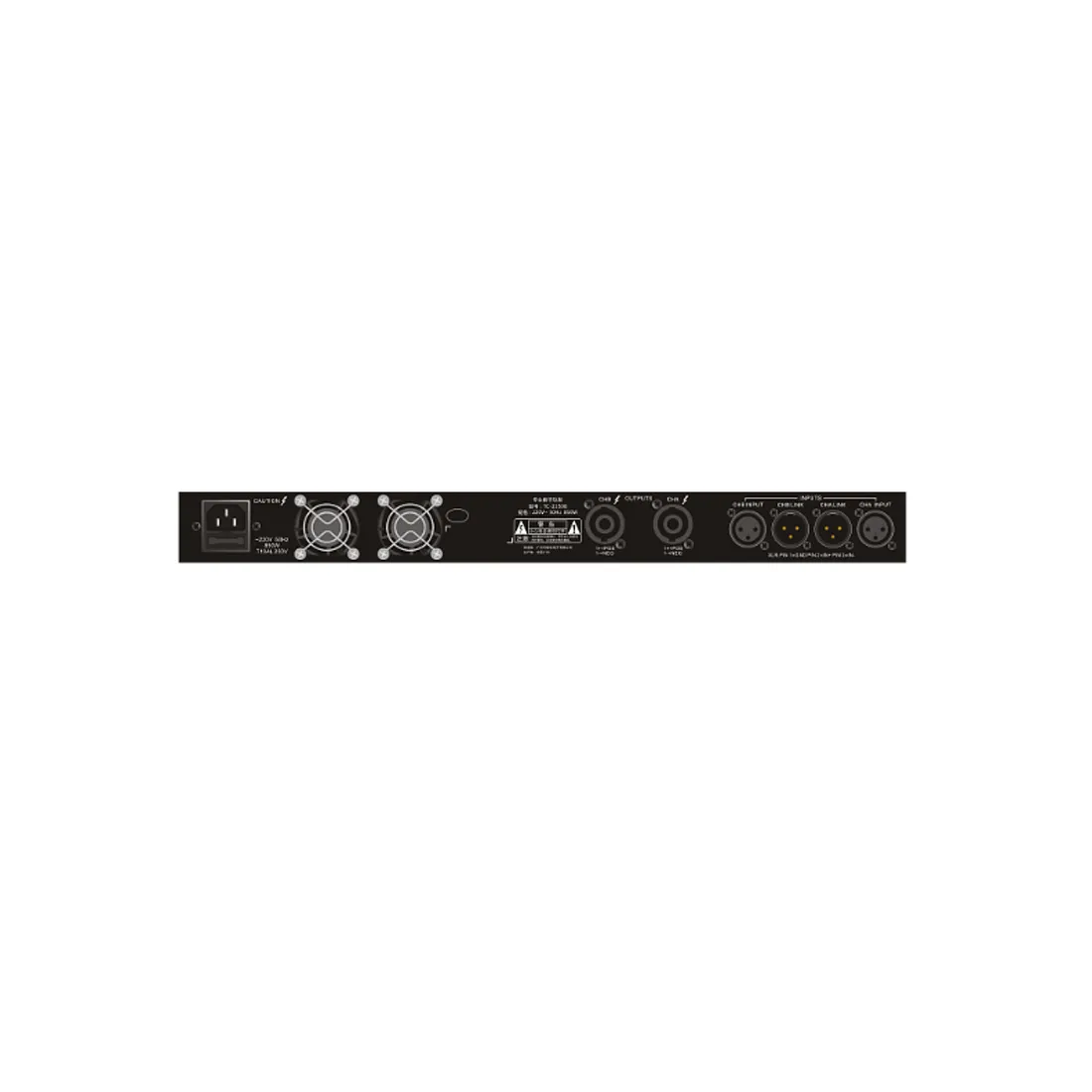 2х канальный усилитель ITC TC-2350B — изображение 2